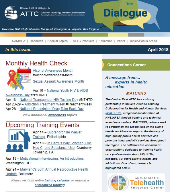 Dialogue eNewsletter thumbnail April 2018