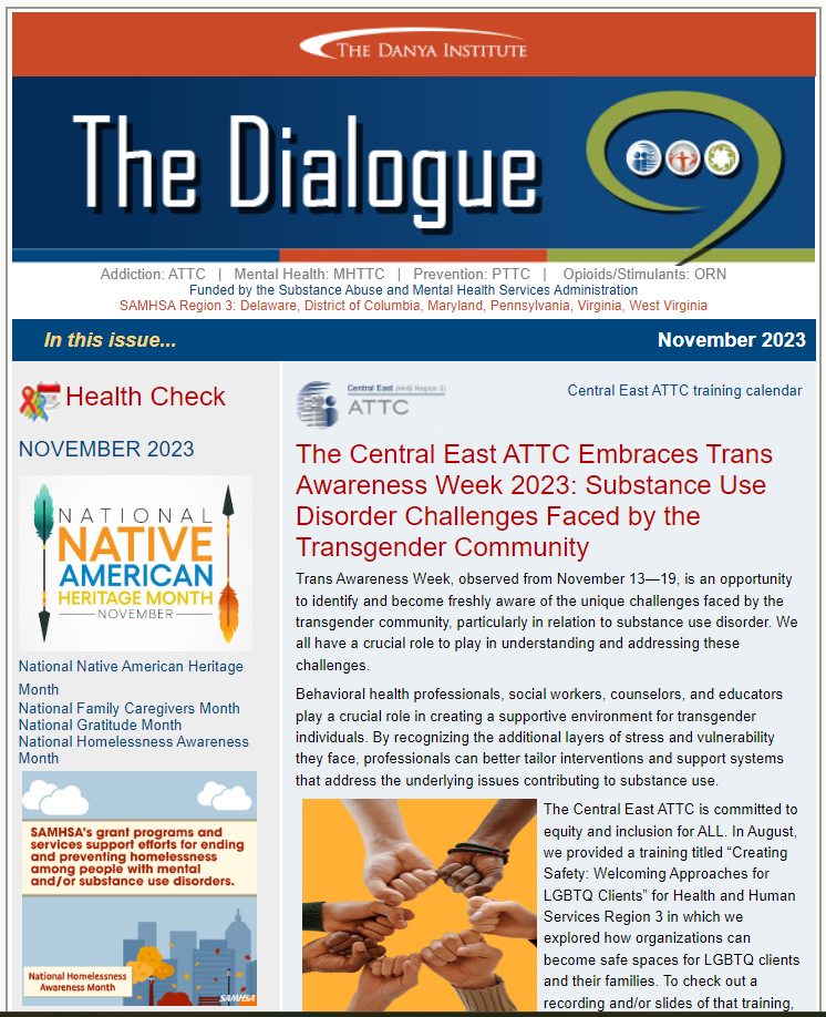 Dialogue eNewsletter thumbnail November 2023