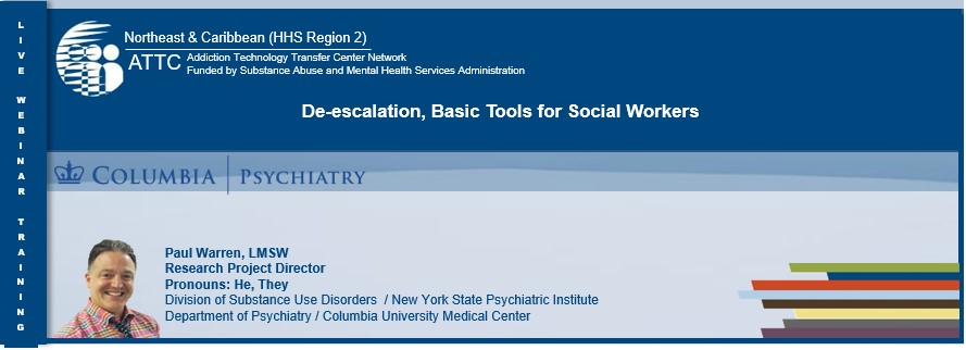 De-escalation - Basic Tools for Social Workers