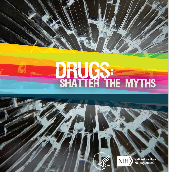 Cover page of Shatter the Myths booklet
