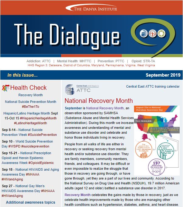 Dialogue eNewsletter thumbnail September 2019