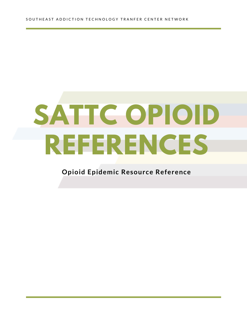 Opioid Resource Reference Page 1