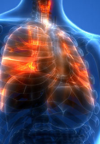 example of lungs with red burning light depicting vaping products