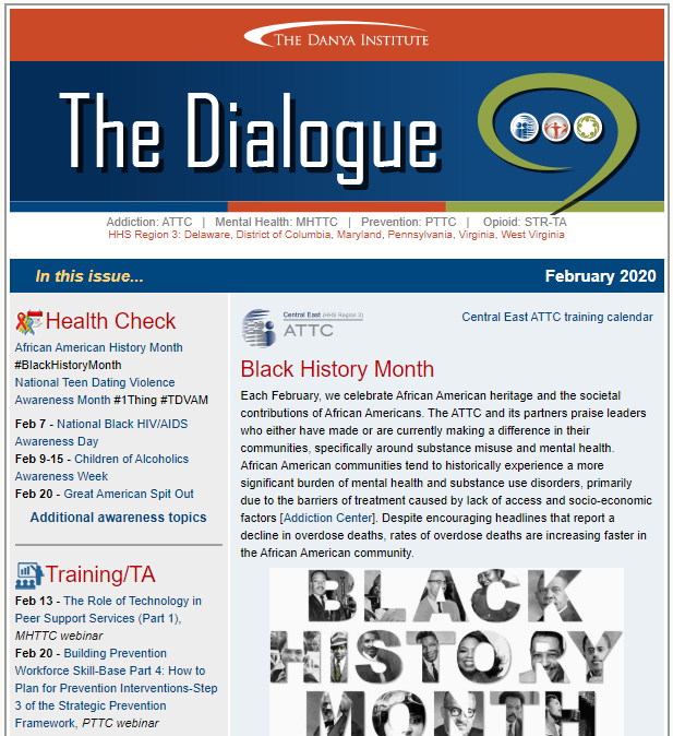 February 2020 Dialogue eNewsletter thumbnail pic