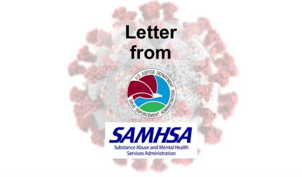DEA & SAMHSA letter graphic