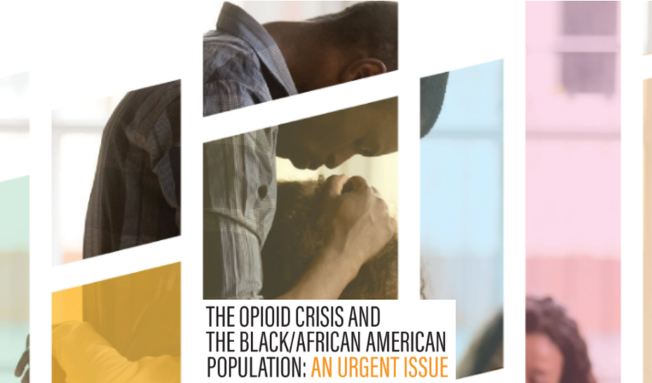 Cover for SAMHSA doc Opioids and Black/African Americans