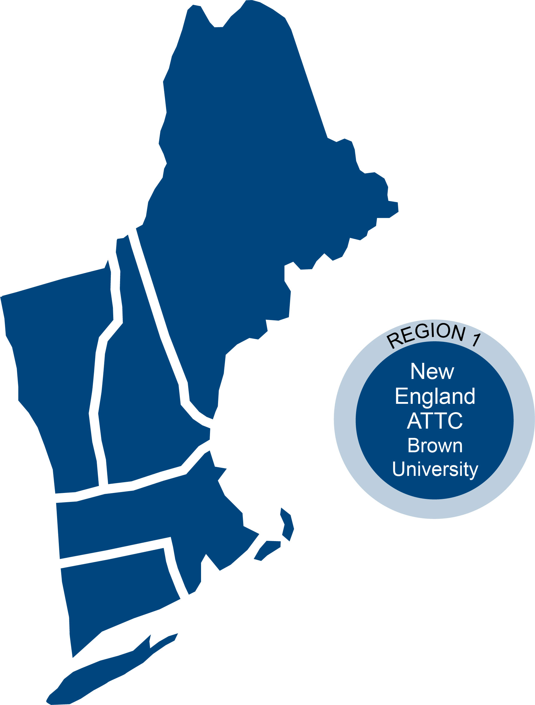 New England Region 1 Map