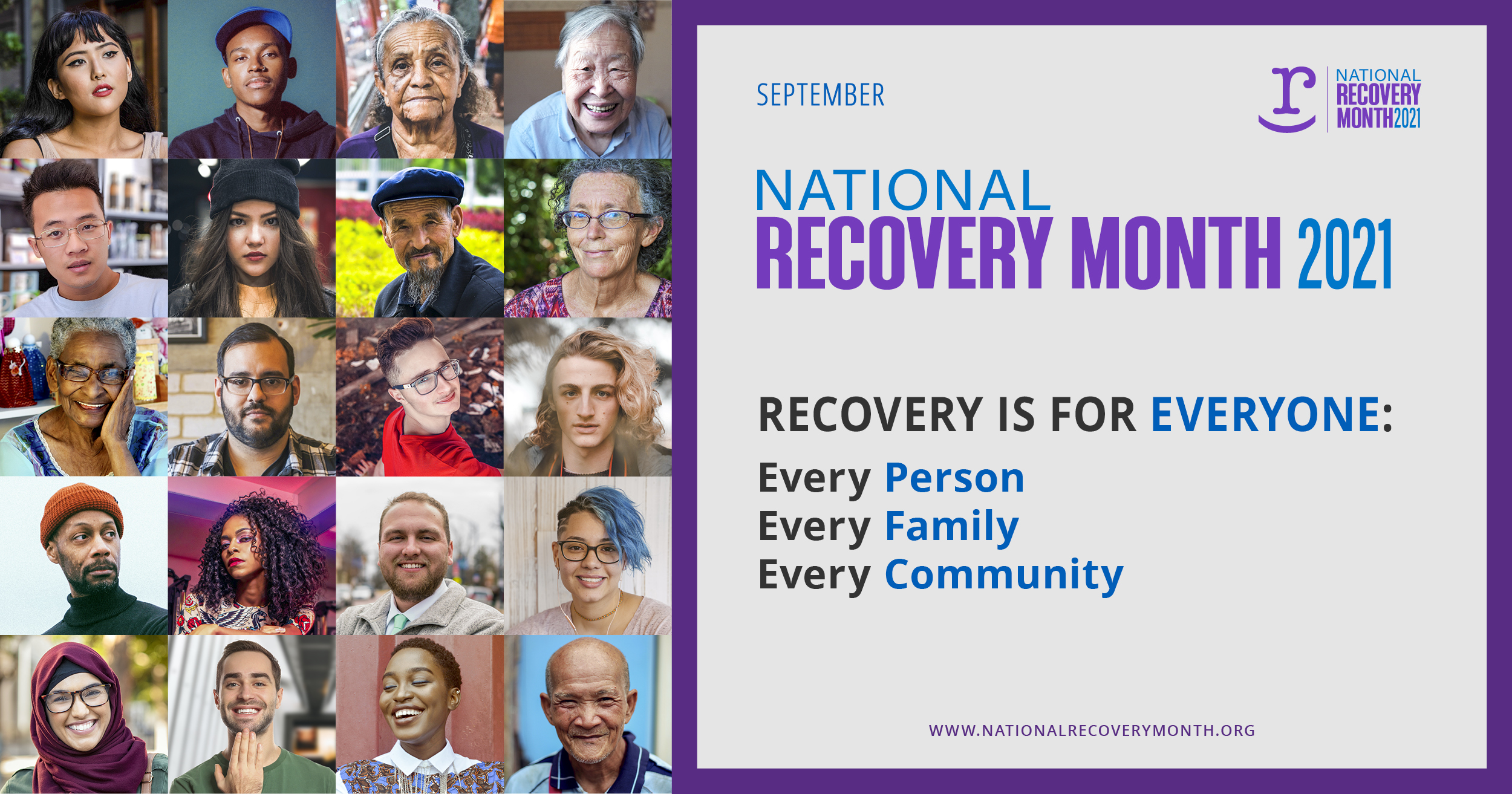 National REcovery Month graphic