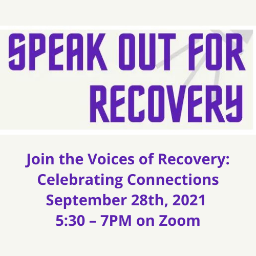 Speak Out for Recovery logo