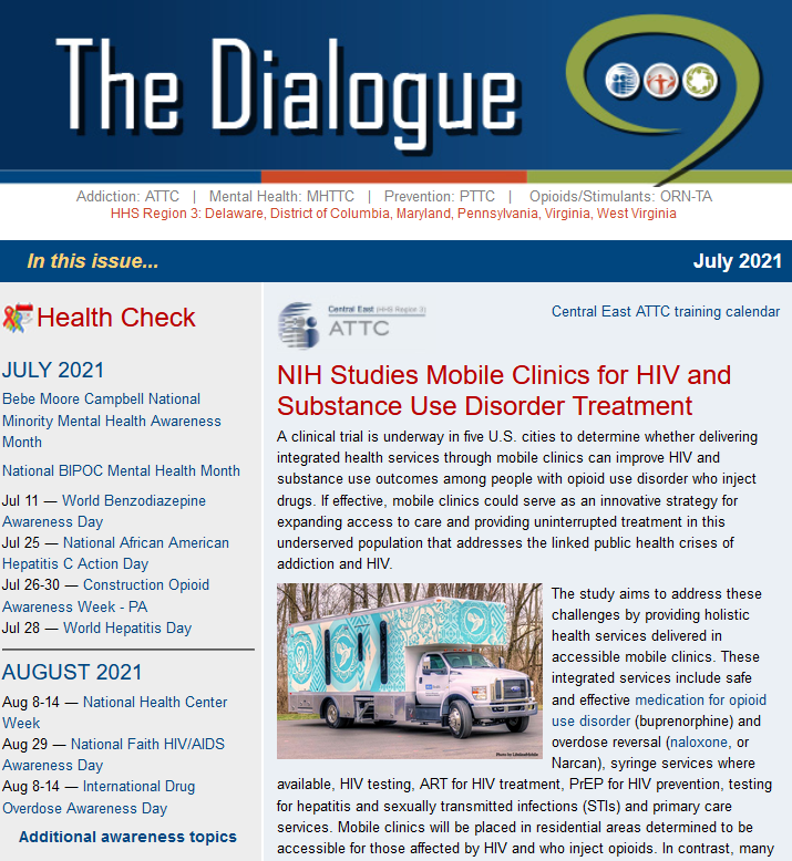 Dialogue eNewsletter July 2021 thumbnail