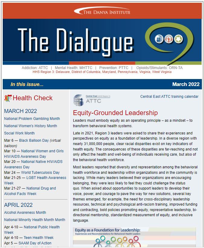 Dialogue eNewsletter thumbnail March 2022