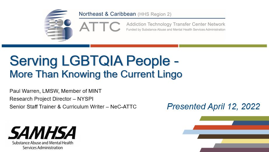 Serving LGBTQIA People - More Than Knowing the Current Lingo