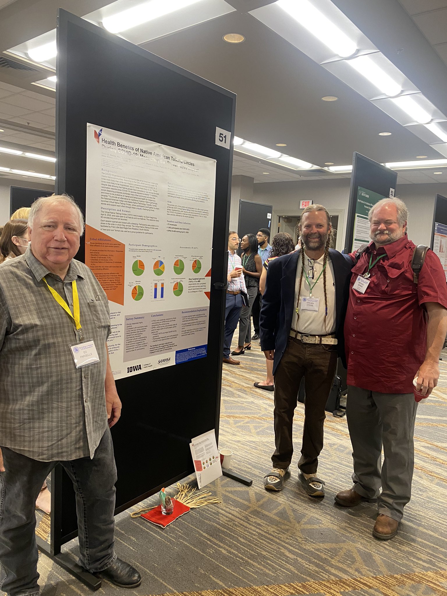 Ed Parcells, Steve Steine, and Michael Dennis at CPDD 2022