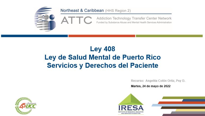 Ley 408: Ley de Salud Mental de Puerto Rico, servicios y derechos del paciente