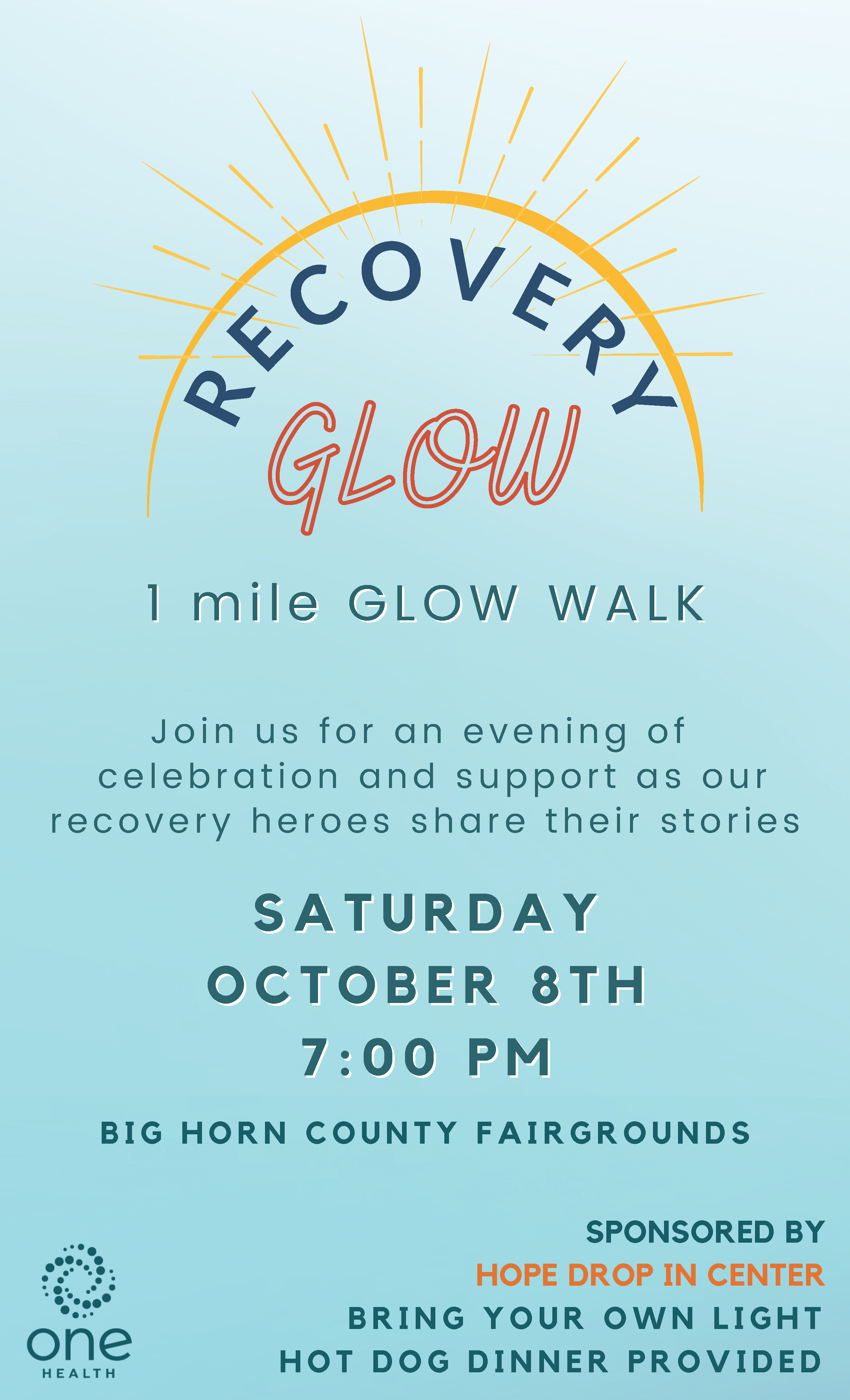 Recover Glow Poster