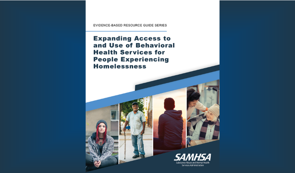 Cover of SAMHSA Guide Expanding Access BH Services Homelessness