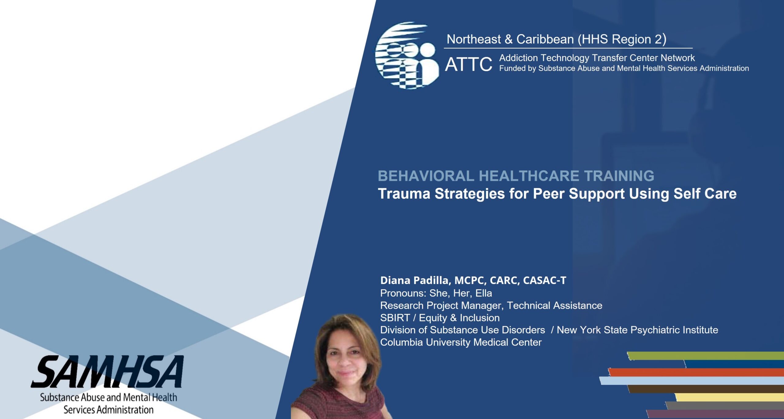 Trauma Strategies for Peer Support Using  Self Care