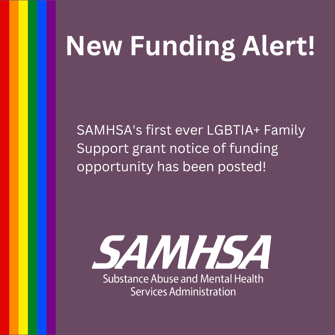 New LGBTIA+ Family Support Funding Alert!